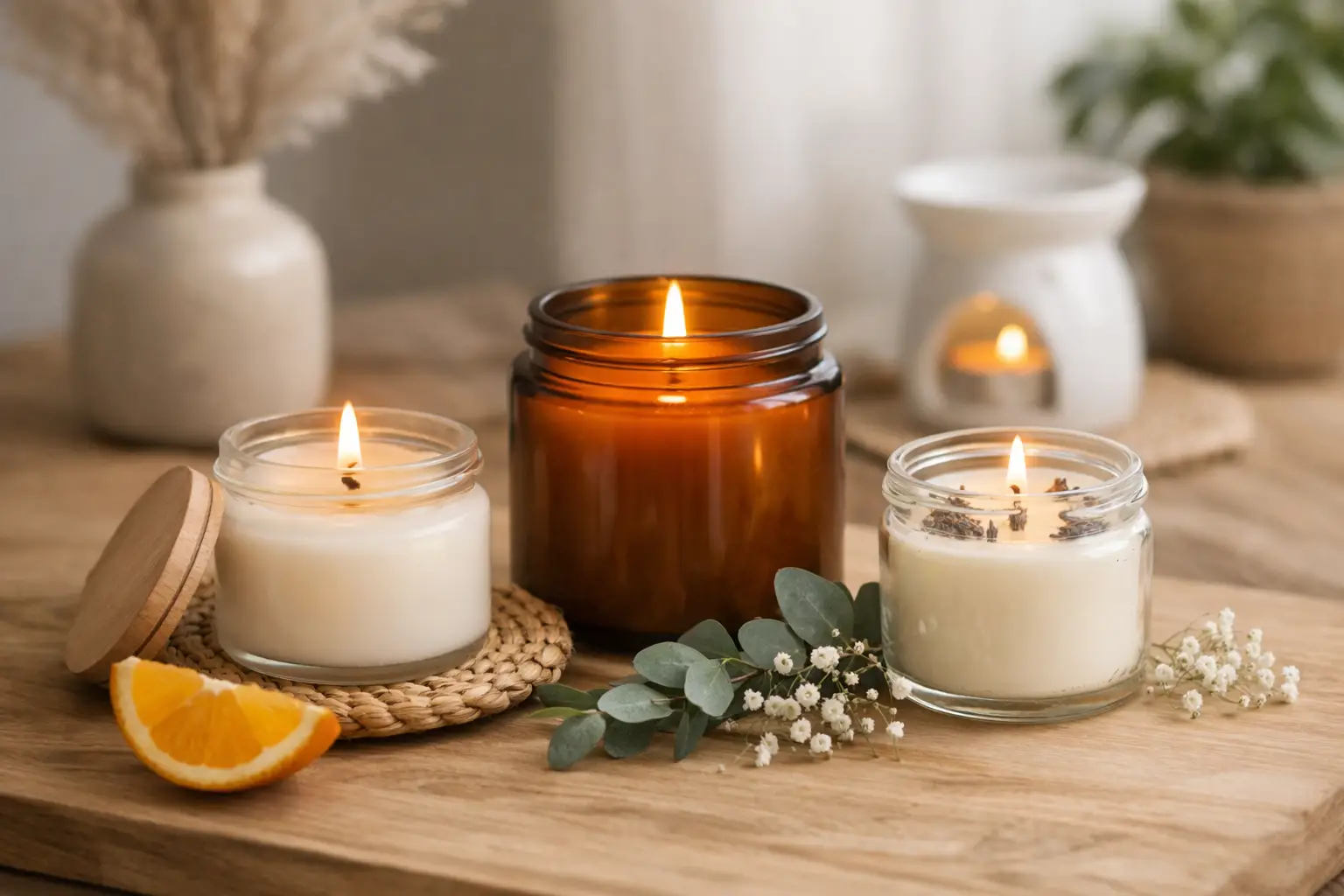 Candele profumate naturali per una casa più tua